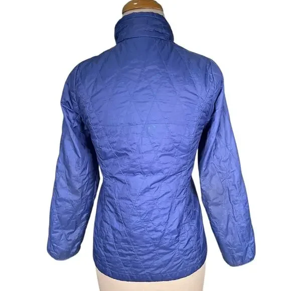 Patagonia Girls Kids Large 12 Quilted Jacket Blue Purple Lightweight Puffer Y2K